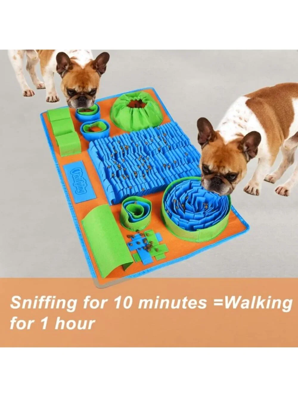 Interactive Snuffle Mat for Dogs | Puzzle Toy for Mental Stimulation & Slow